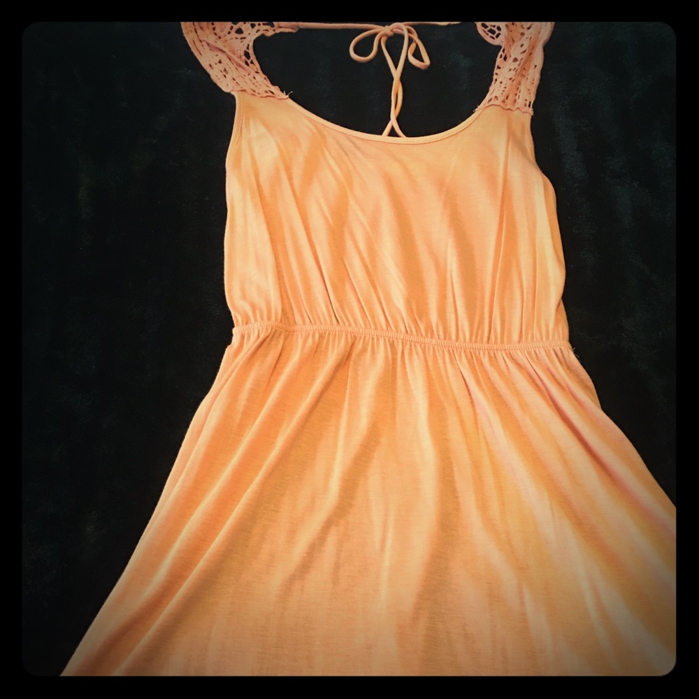 Tangerine colored cute dress , never worn!